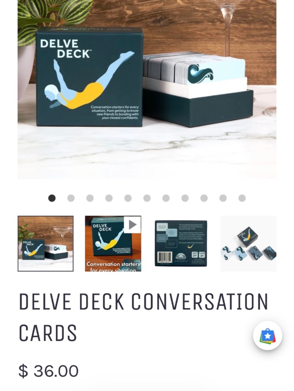 Delve Deck Conversation Cards (Original Edition and Venting Edition)